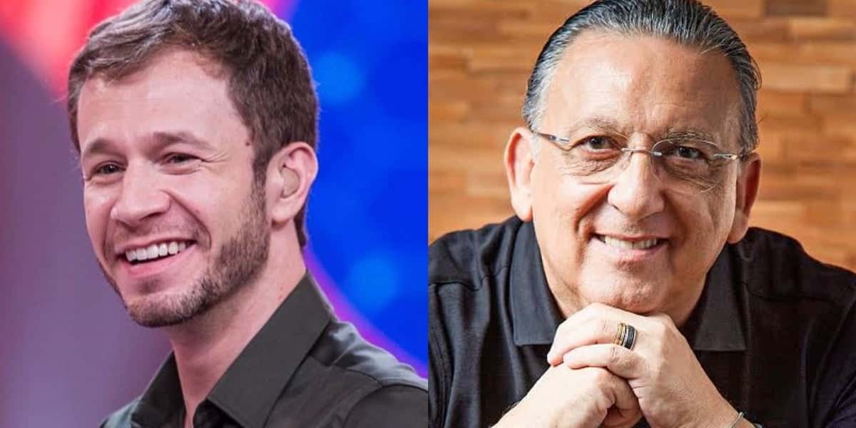 Tiago Leifert e Galvão Bueno se manifestaram sobre a doença de Caio Ribeiro (Foto: Reprodução)