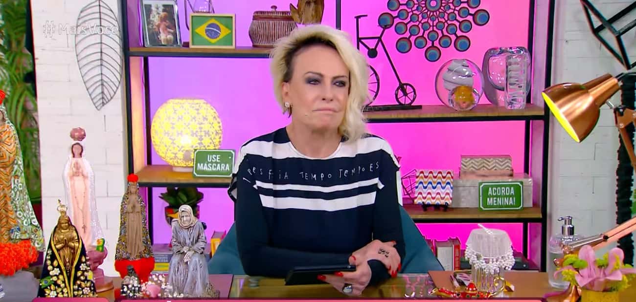Ana Maria se emocionou no Mais Você (Foto: Reprodução/Globo)