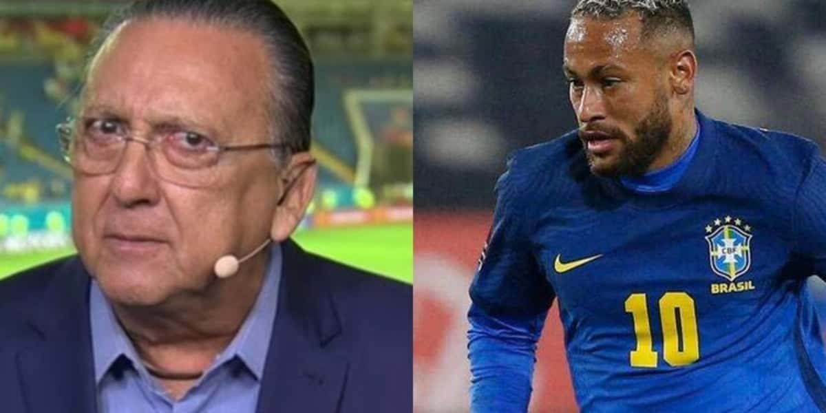 Galvão Bueno e Neymar Jr (Reprodução)