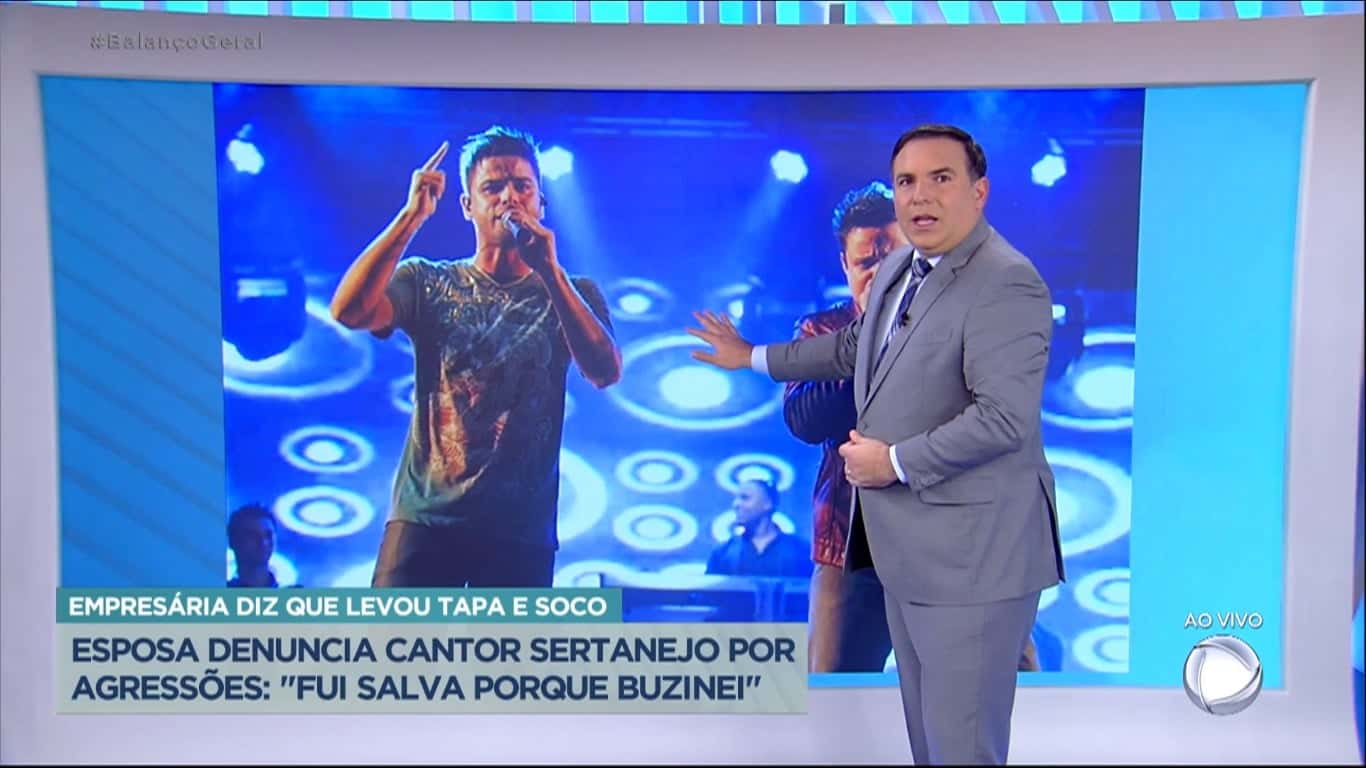 Reinaldo Gottino falou sobre as agressões do cantor sertanejo na Record (Foto: Reprodução)