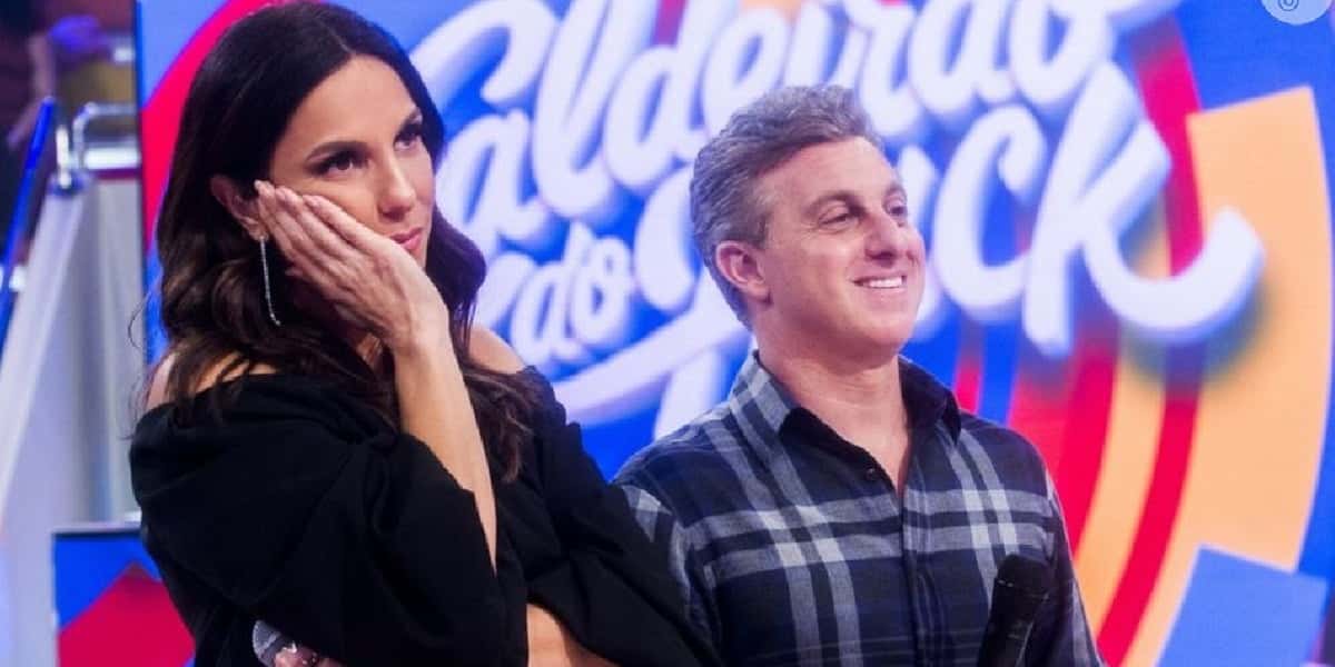 Ivete Sangalo manda Luciano Huck 'calar a boca' (Foto: Divulgação/Globo)