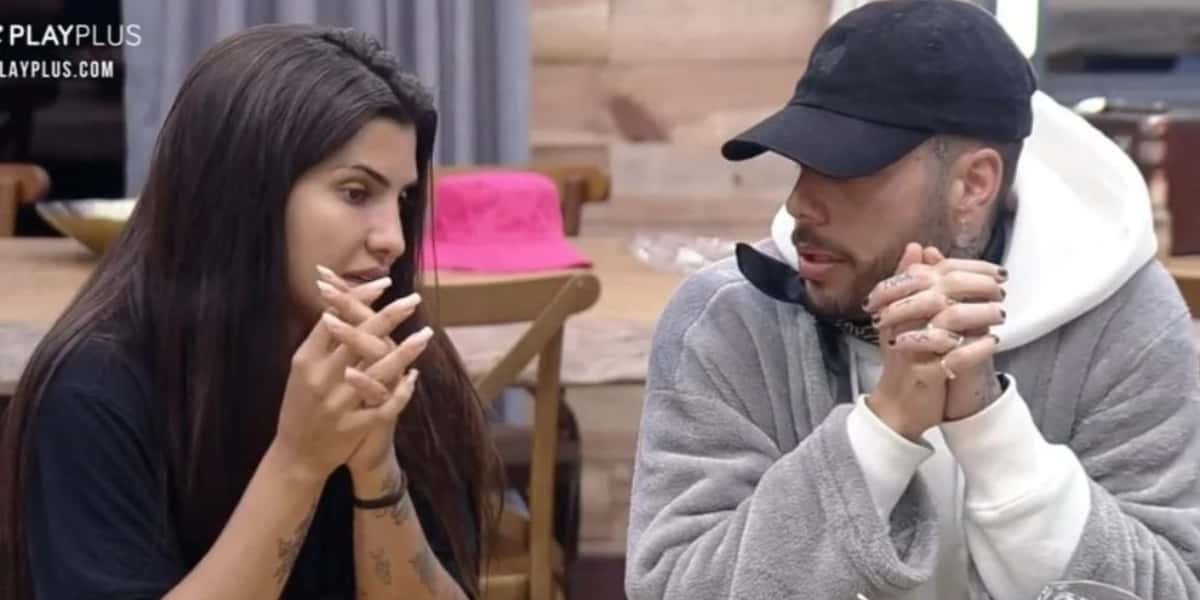 Marina e Gui Araújo na "Fazenda 13" (Reprodução)