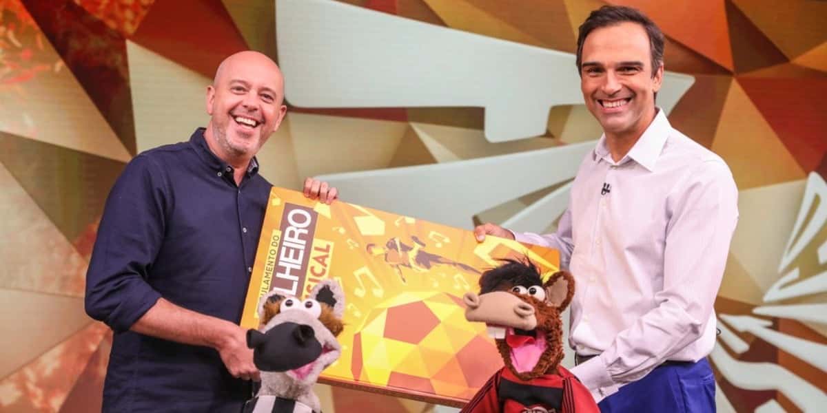 Alex Escobar e Tadeu Smichdt (Foto: João Cotta/Globo)