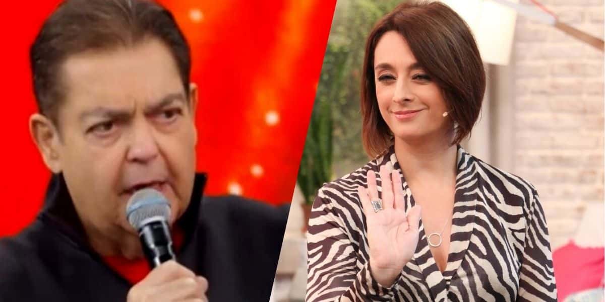 Faustão e Catia Fonseca são contratados da Band (Montagem: TV Foco)