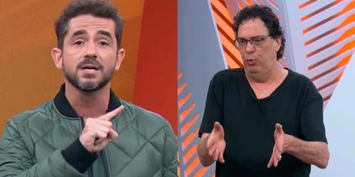 Felipe Andreoli e Walter Casagrande se envolveram em uma polêmica (Foto: Reprodução)