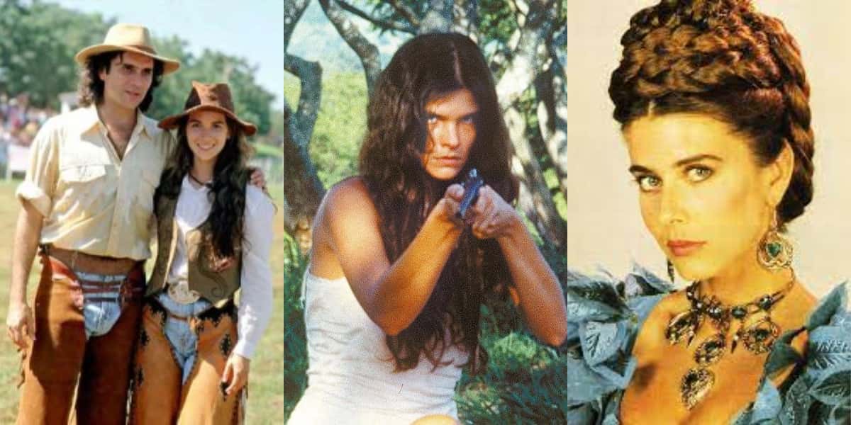 "A História de Ana Raio e Zé Trovão", "Pantanal" e "Dona Beija" (Foto: Divulgação/Manchete)