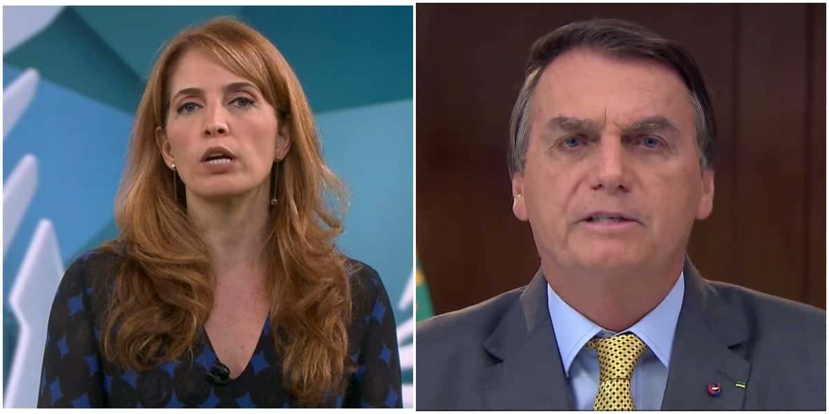 Poliana Abritta deu notícia envolvendo Bolsonaro - Foto: Montagem
