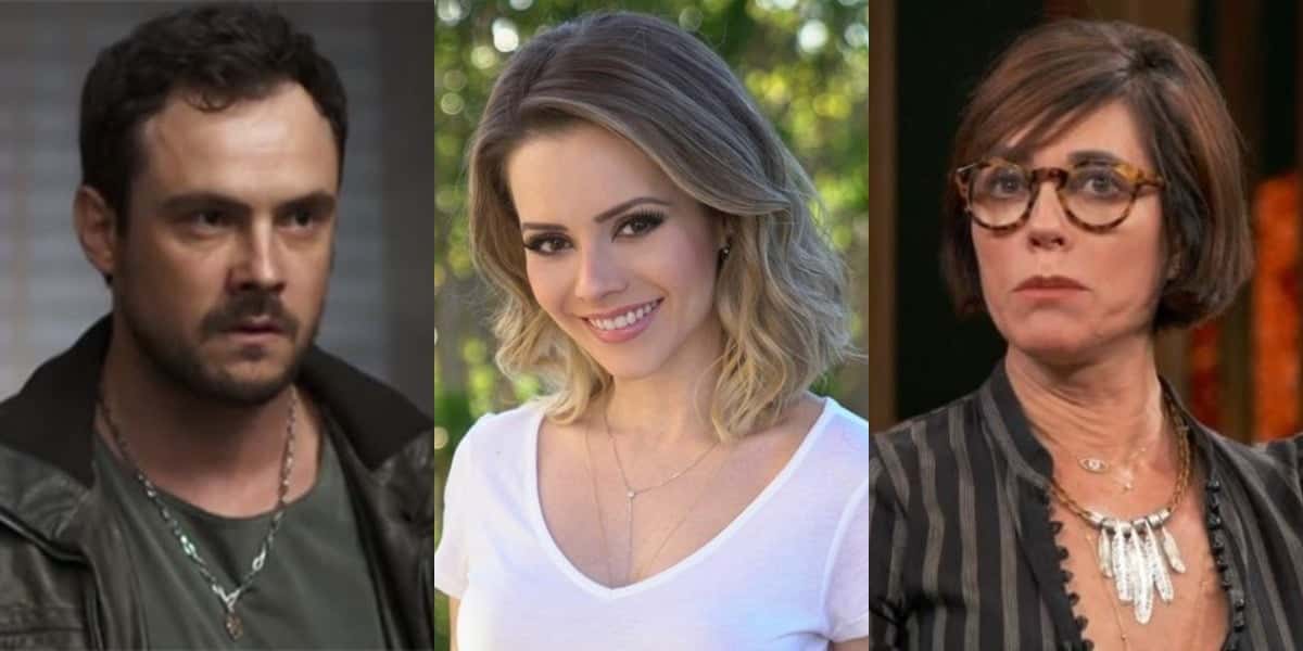 Sérgio Guizé, Sandy e Christiane Torloni (Foto: Reprodução/TV Globo/Instagram/TV Globo)