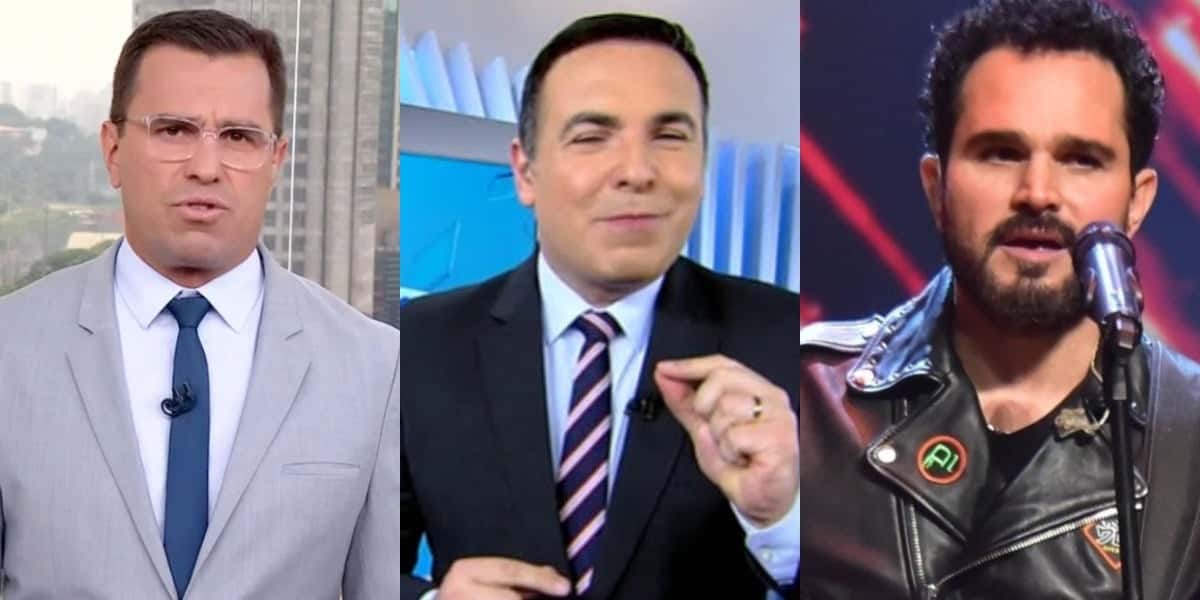 Rodrigo Bocardi, Reinaldo Gottino e Luciano Camargo (Foto: Reprodução)