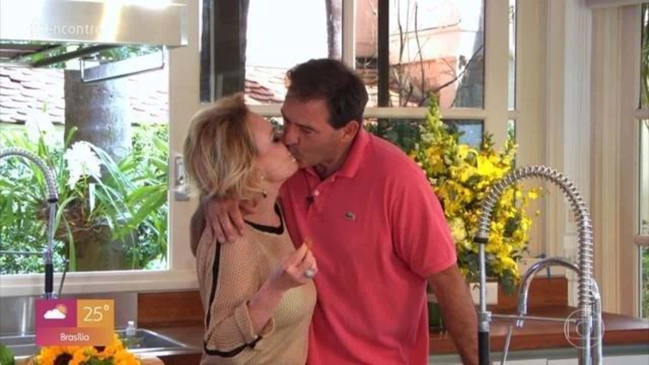 Ana Maria Braga e Johnny Lucet (Foto: Reprodução/Globo)