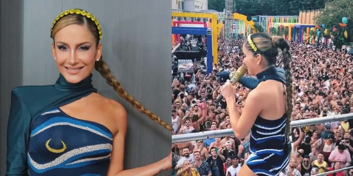 Claudia Leitte é criticada após fazer show para multidão em SP (Foto: Reprodução)