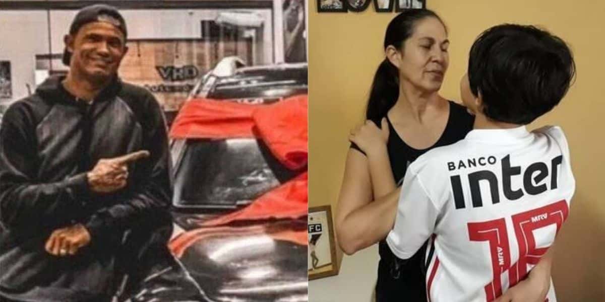 Bruno, avó Sônia e Bruninho (Reprodução)