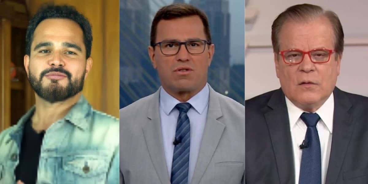 Luciano Camargo, Rodrigo Bocardi e Chico Pinheiro (Reprodução)