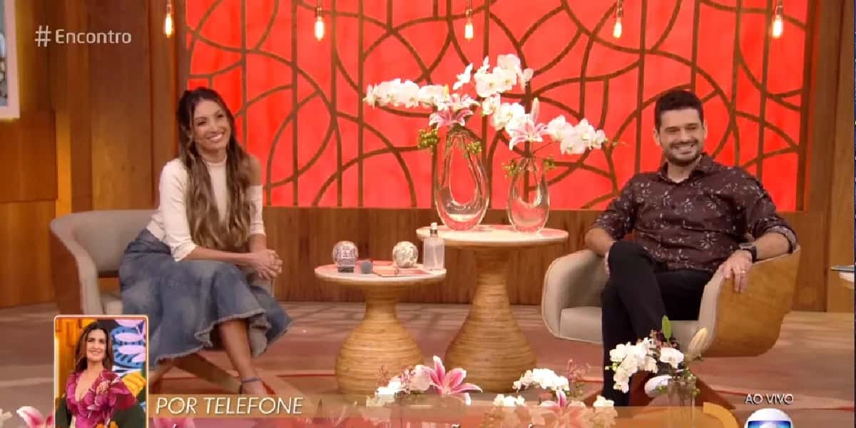 Convidada do ‘Encontro’ na Globo leva bronca ao vivo durante o programa (Foto: Reprodução/ Globo)