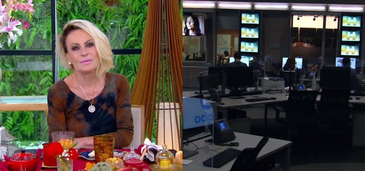 Ana Maria Braga sofreu com uma falha técnica na Globo (Foto: Montagem/TV Foco)