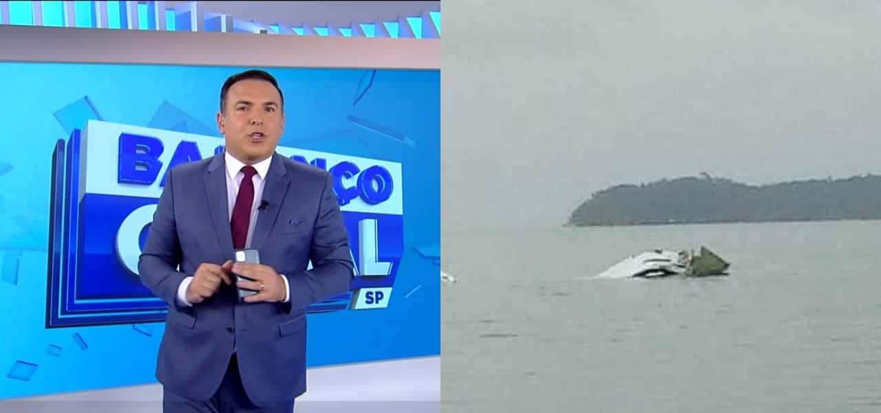Reinaldo Gottino confirmou queda de avião na Record (Foto: Montagem/TV Foco)