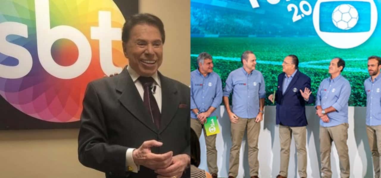 SBT e Globo bem se alfinetando por conta da Libertadores (Foto: Montagem/TV Foco)