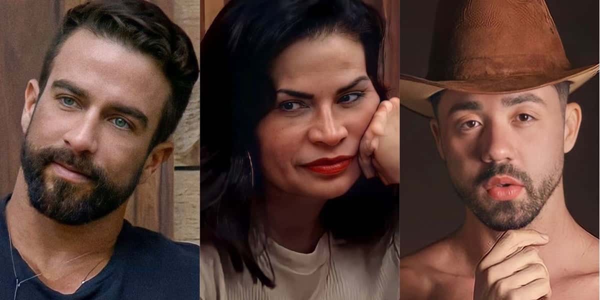 Ontem foi formada de forma oficial a Roça desta semana em A Fazenda 13 com Erasmo Viana, Solange Gomes e Rico Melquiades (Foto: Reprodução)