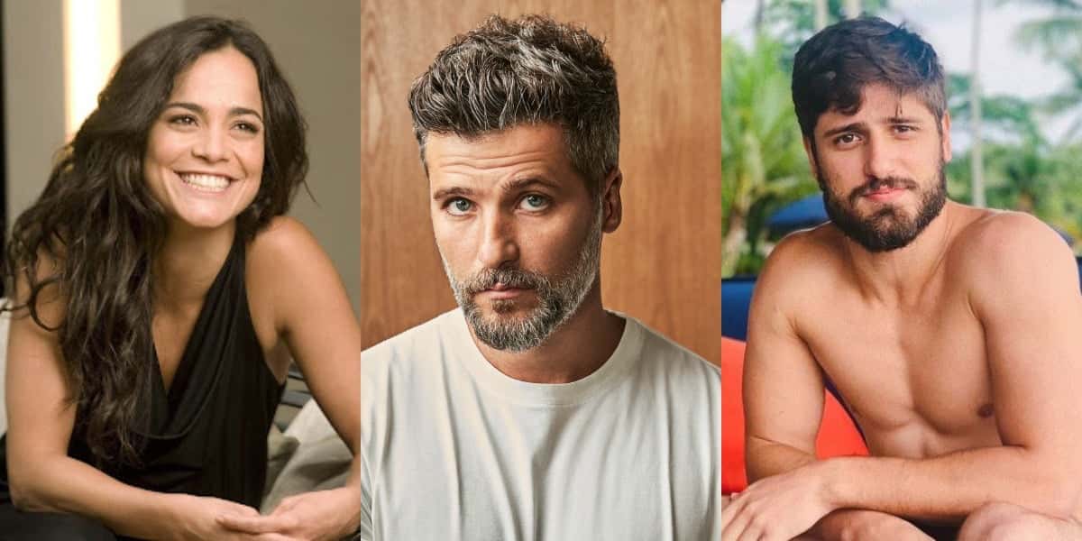 Alice Braga, Bruno Gagliasso e Daniel Rocha (Foto: Divulgação - Reprodução/Instagram)