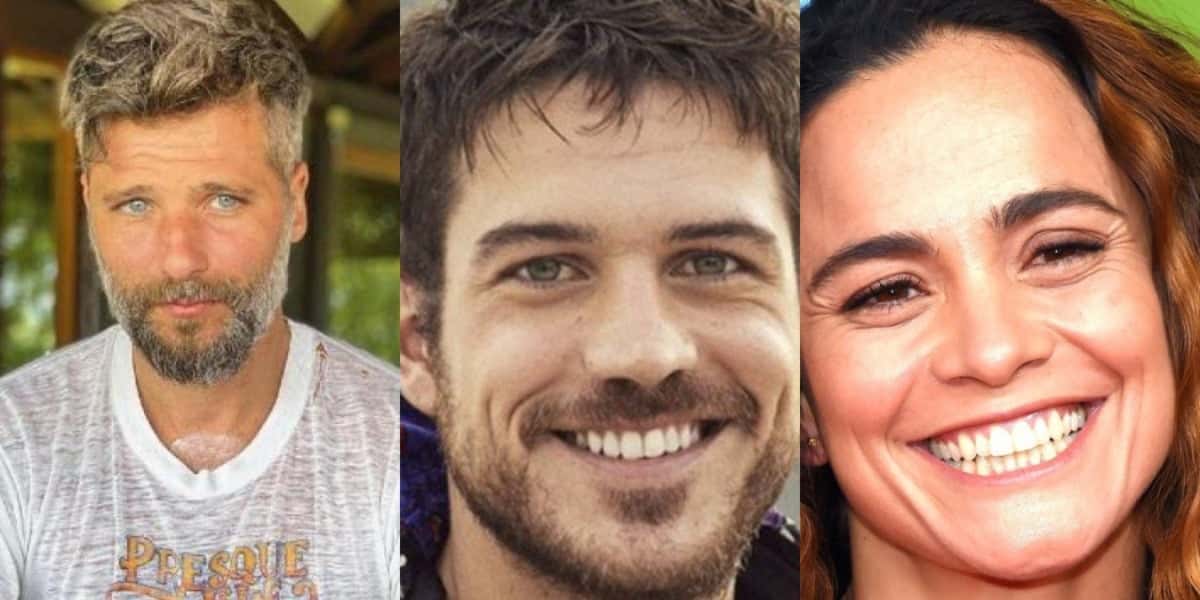 Bruno Gagliasso, Marco Pigossi e Alice Braga - Foto: Reprodução