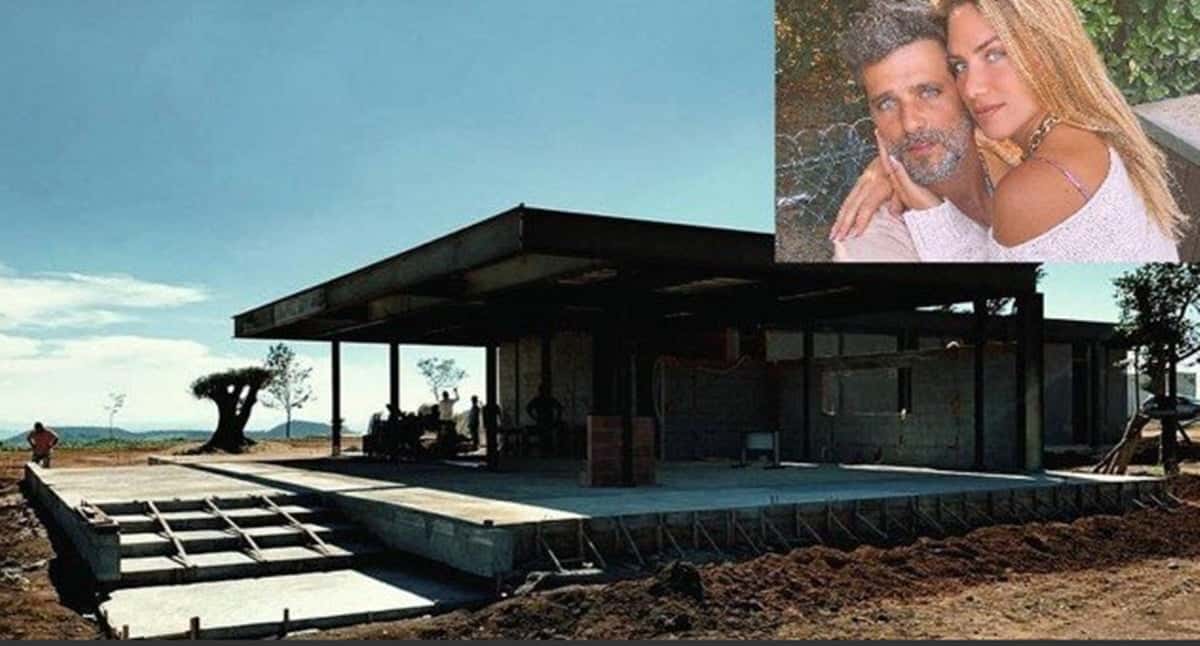 A casa da família de Bruno Gagliasso e Giovanna Ewbank está com as construções a todo vapor (Foto: Montagem/ Instagram)