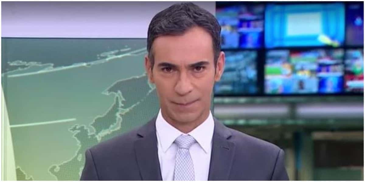 César Tralli no Jornal Hoje - Foto: Reprodução