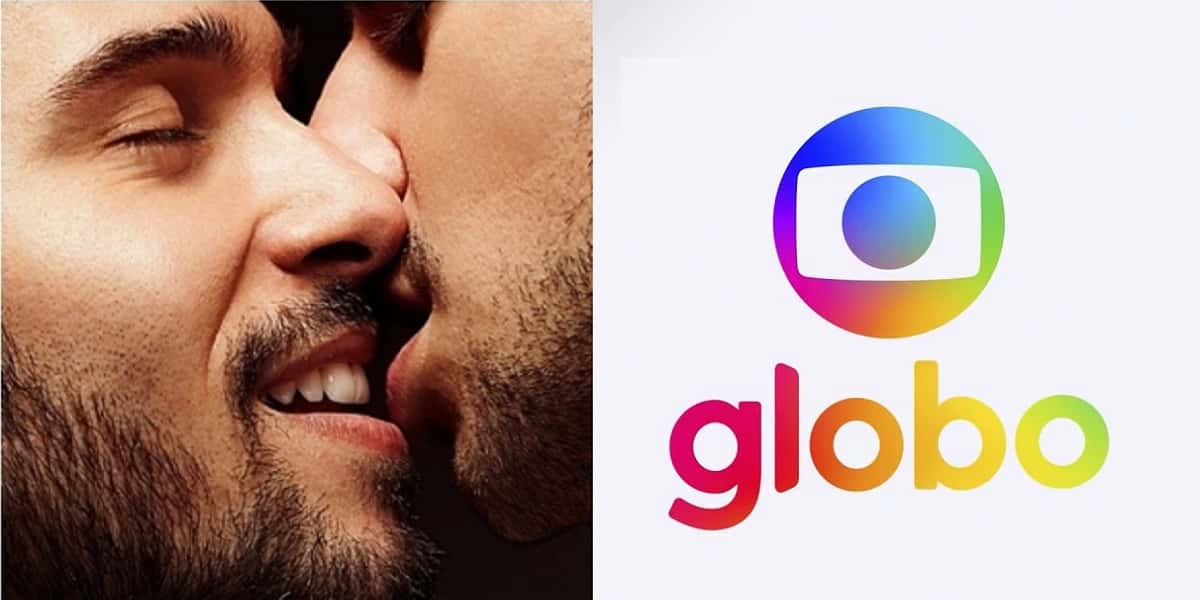 Famoso da Globo surge em clima de romance com homem (Foto: Divulgação)