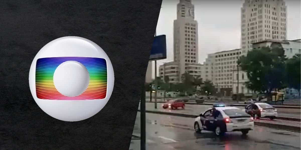 Gravação da Globo aterrorizou moradores do Rio de Janeiro (Montagem: TV Foco)