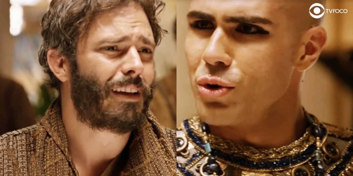 Judá e José ficam cara a cara em Gênesis (Foto: Reprodução/Globo)