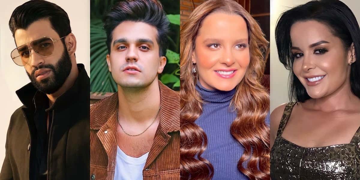 Gusttavo Lima, Luan Santana, Maiara e Maraisa (Foto: Reprodução)