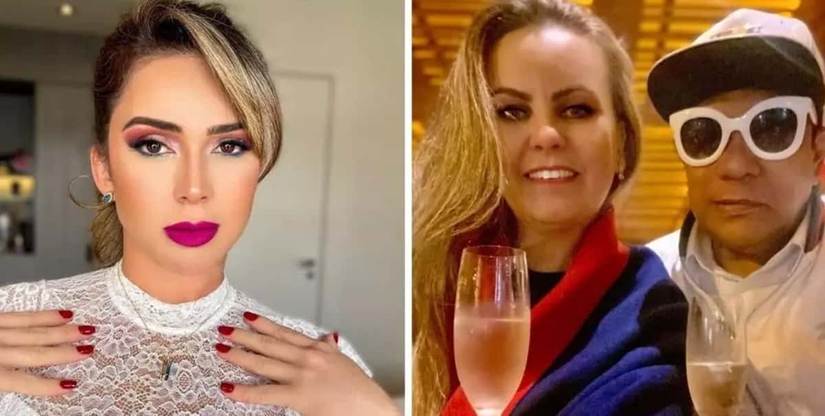 Nadja Pessoa é acusa de dar em cima de assistente de palco por sua esposa Fernanda Fiuza (Foto: Montagem/ Reprodução)