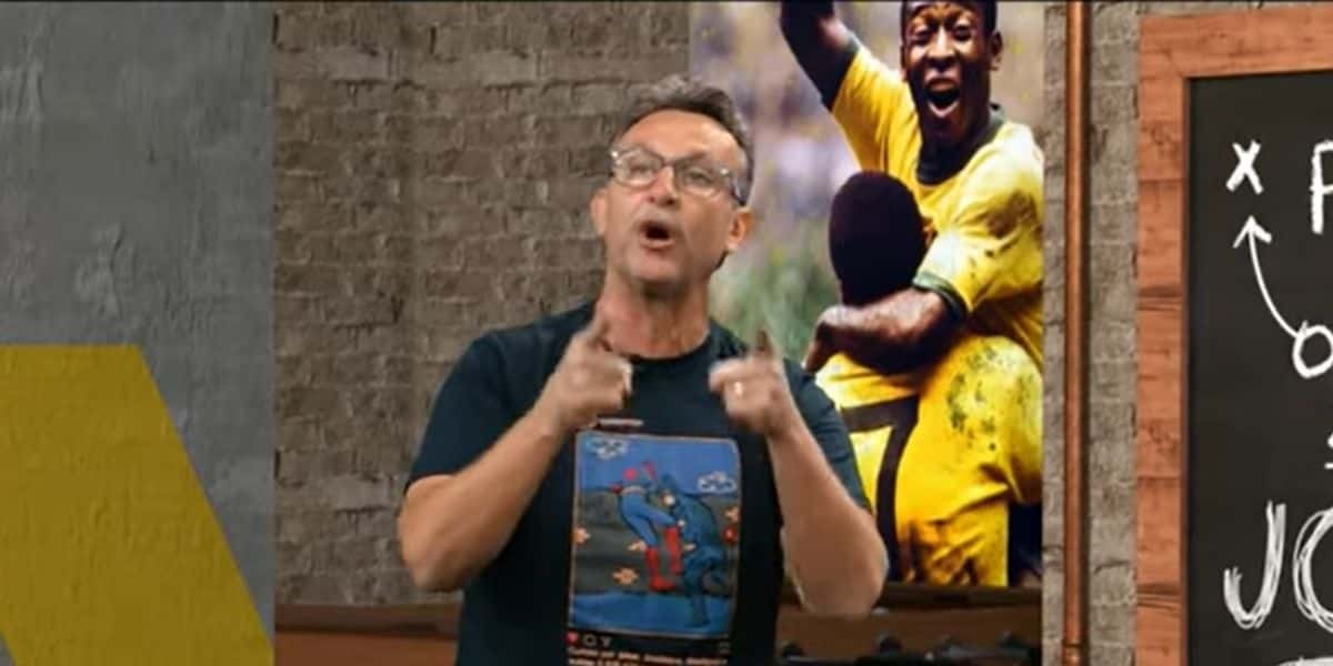 Neto em seu programa "Os Donos da Bola" (Reprodução: Band)