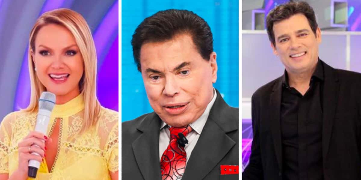 Eliana, Silvio Santos e Celso Portiolli, são uns dos principais nomes do SBT (Imagem: Montagem)