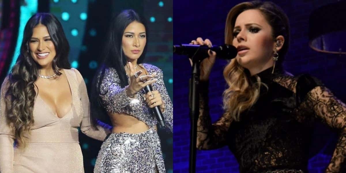 A dupla Simone e Simaria e a cantora Sandy receberam alerta (Foto: Reprodução)