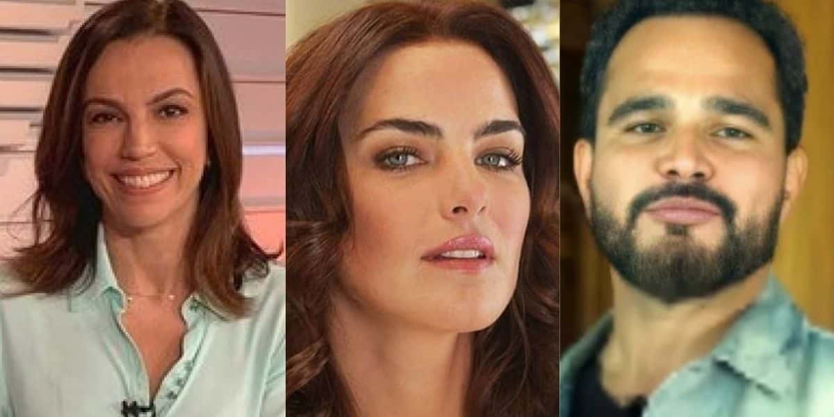 Ana Paula Araújo, Ana Paula Arósio e Luciano Camargo (Reprodução)