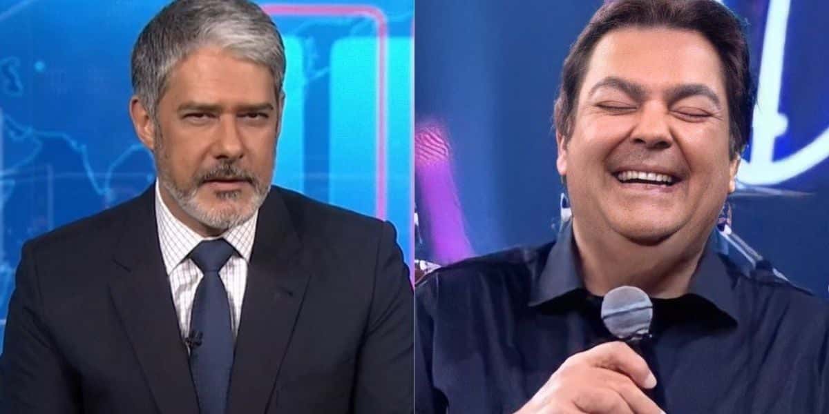 William Bonner e Faustão (Reprodução)