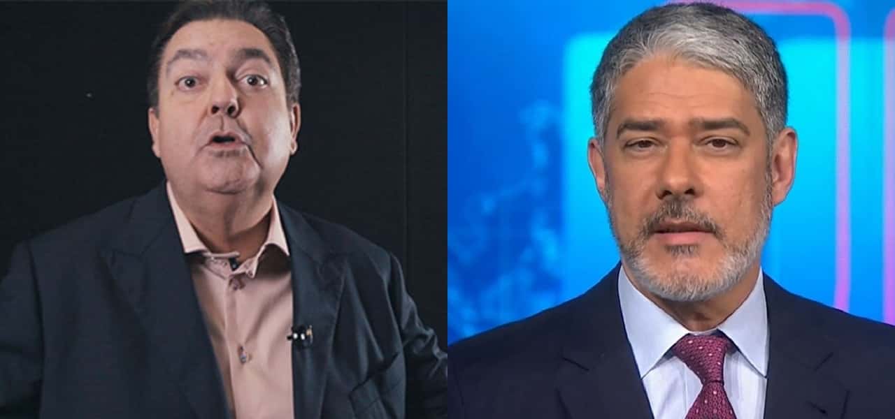 Faustão e William Bonner foram citados nos Donos da Bola (Foto: Montagem/TV Foco)