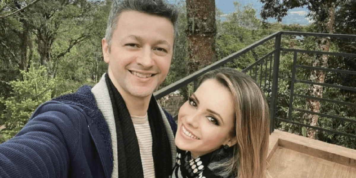 Lucas Lima, marido de Sandy, expôs foto dela grávida (Foto: Divulgação)