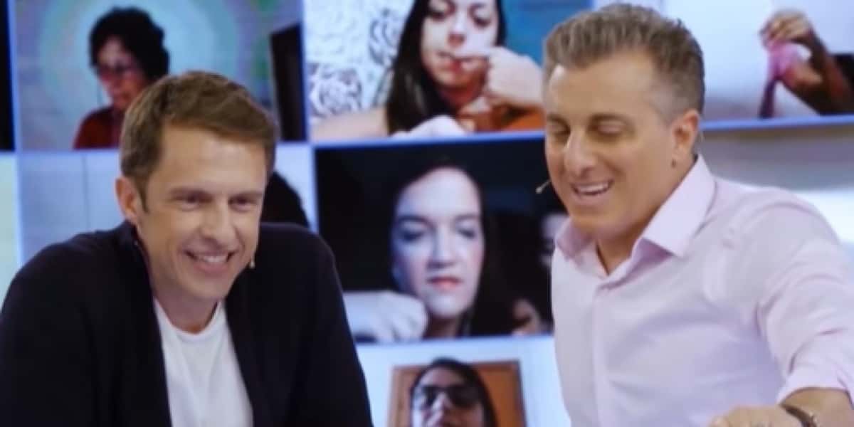 Luciano Huck fez pergunta do milhão nos bastidores de programa e participante acertou (Foto: Reprodução)