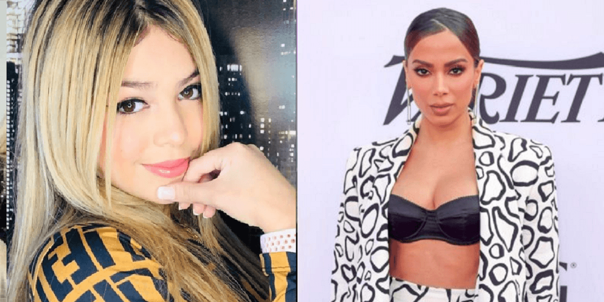MC Melody não cansa de corre atrás de Anitta (Montagem)