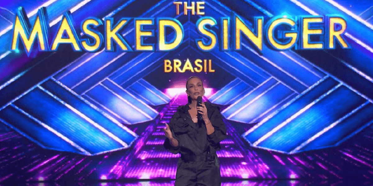 Ivete Sangalo apresenta o "The Masked Singer Brasil" (Foto: Reprodução/TV Globo)