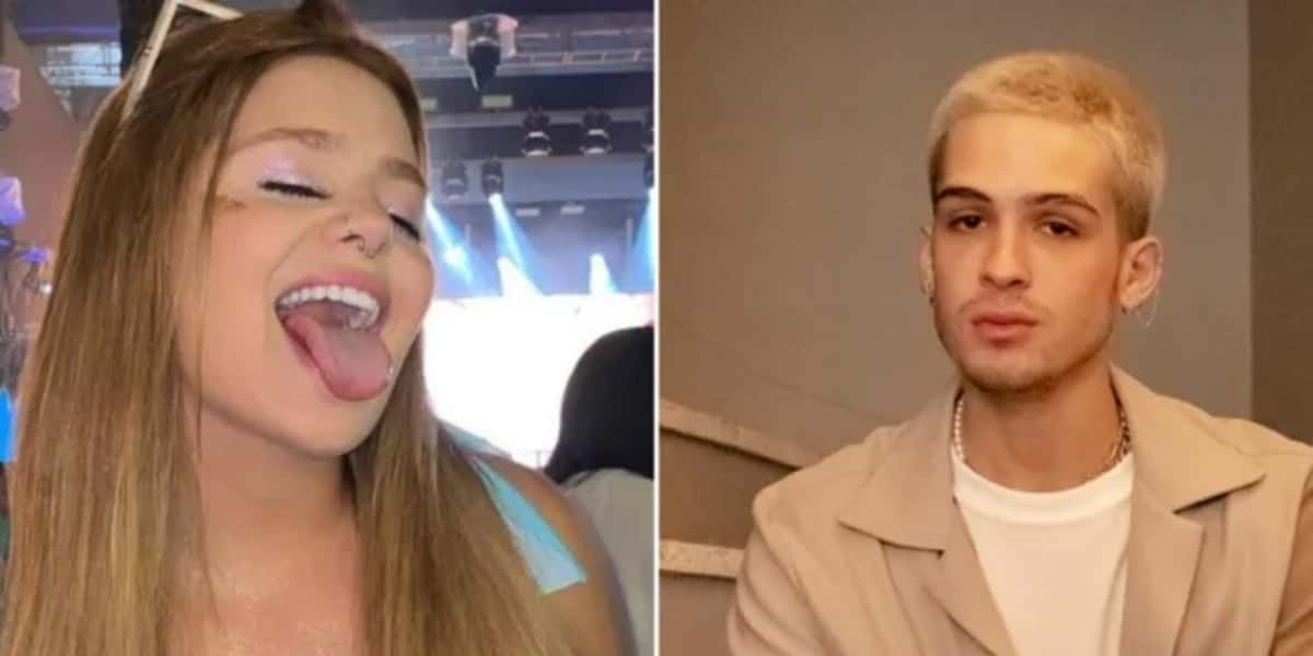 Viih Tube e João Guilherme foram vistos em balada aos beijos (Imagem: Montagem)