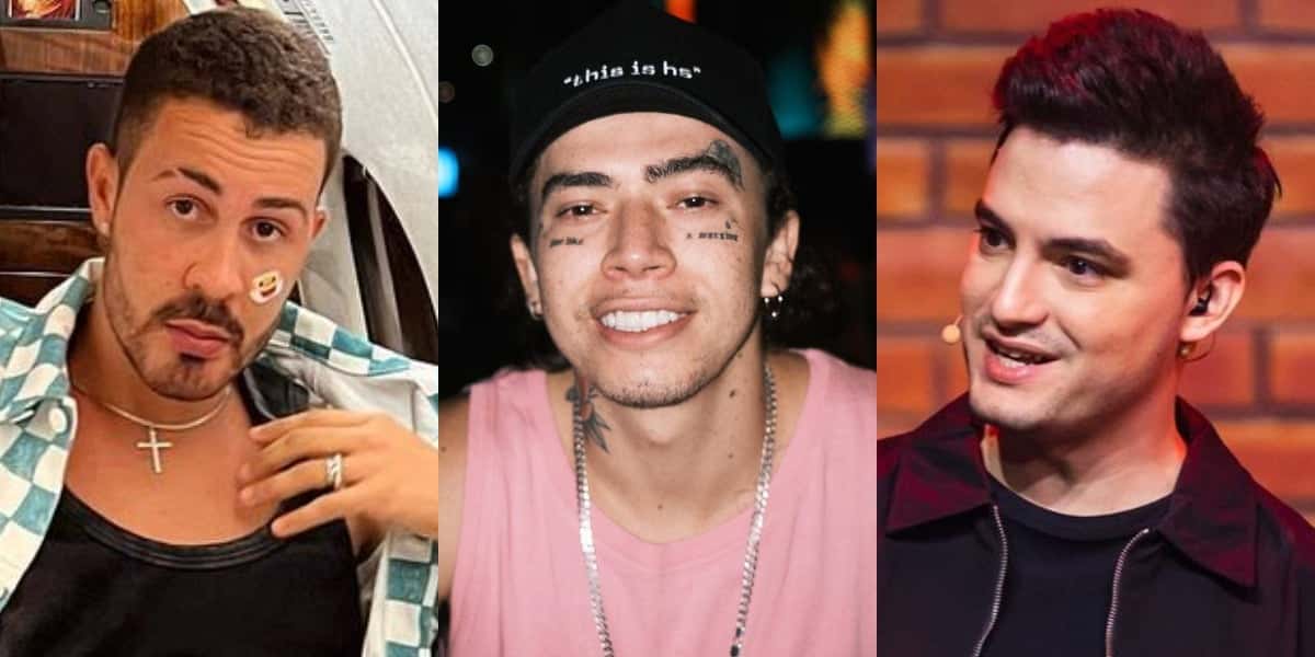 Carlinhos Mais, Whindersson Nunes e Felipe Neto (Foto: Reprodução/Instagram)