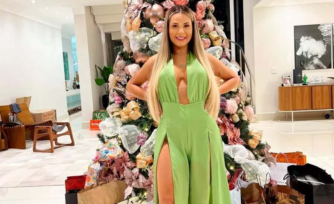 Deolane Bezerra e sua luxuosa decoração natalina (Reprodução/Instagram)