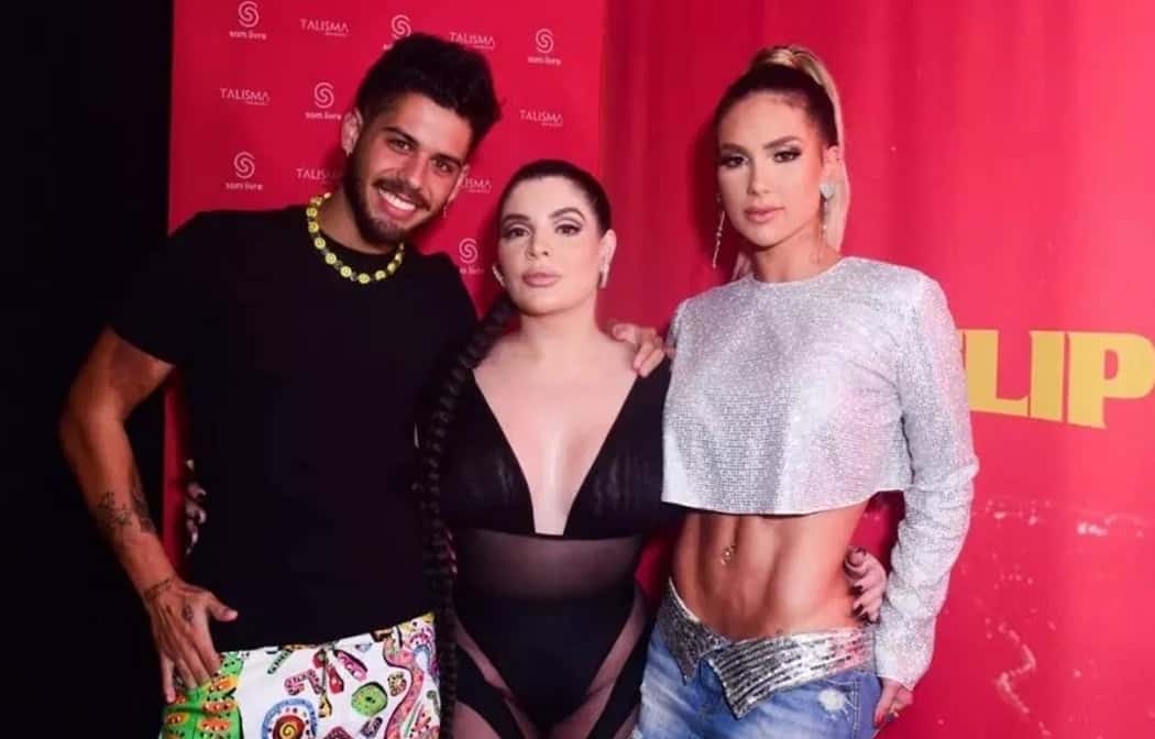 Segunda noite da Farofa da GKay conta com presença de Zé Felipe e Virgínia (Foto: Reprodução)