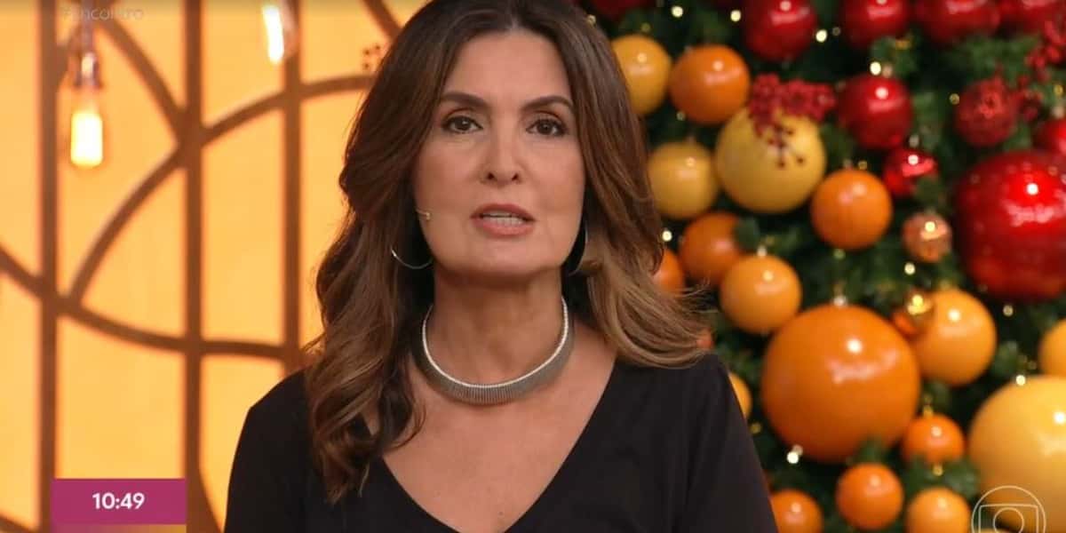 Fátima Bernardes no "Encontro" (Foto: Reprodução/TV Globo)