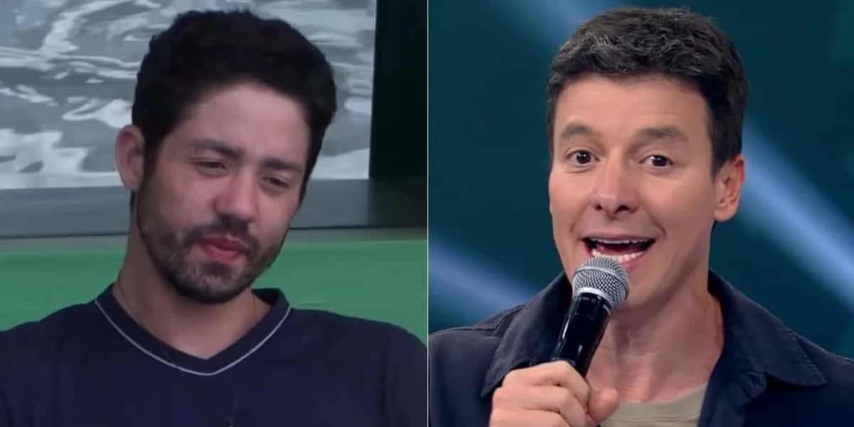 Rico marcou presença no programa de Rodrigo Faro (Foto: Reprodução)