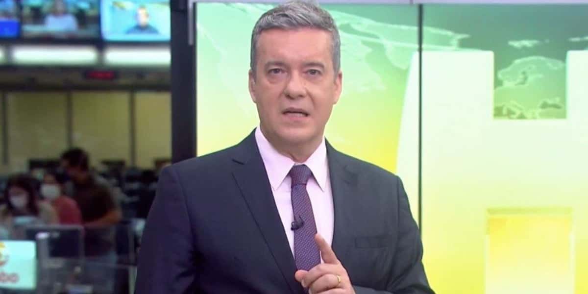 Roberto Kovalick no comando do Jornal Hoje, da Globo - Foto: Reprodução