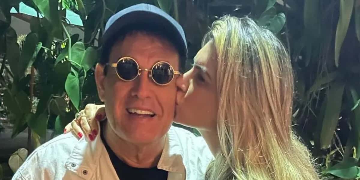 Sérgio Mallandro e a sua namorada (Foto: Reprodução)