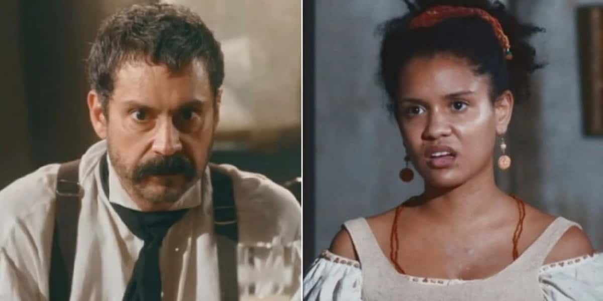 Em Nos Tempos do Imperador, Tonico mentirá para prejudicar Zayla (Foto: Reprodução)